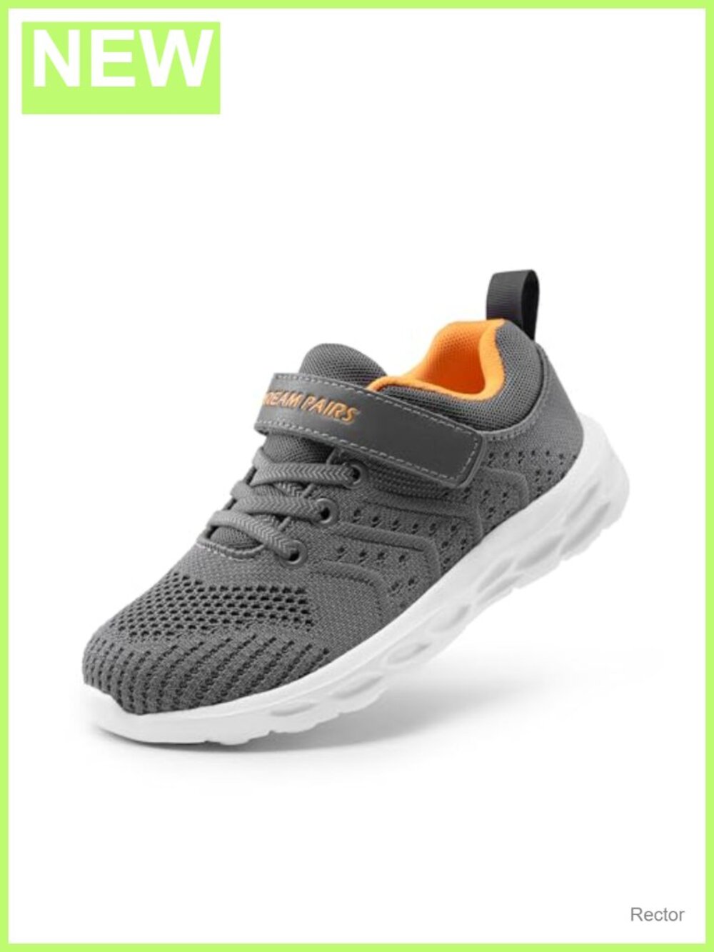 Kids Lightweight Athletic Sneakers Breathable Knit Running Shoes